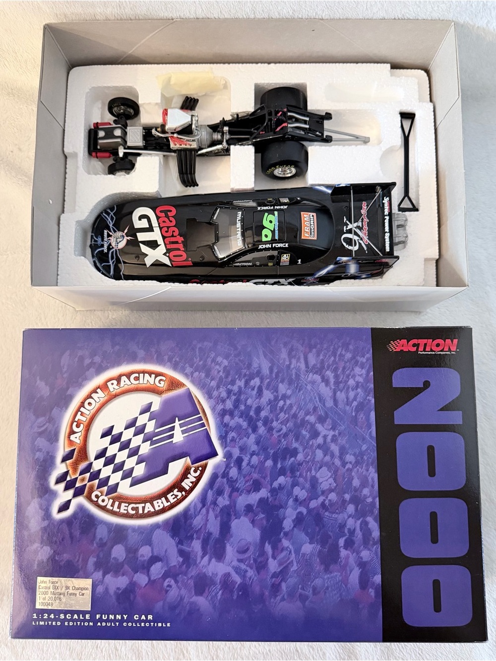 NHRA John Force Nine Time Champion 2000 Diecast
